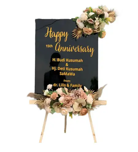 Papan Bunga Akrilik Panjang Wetan