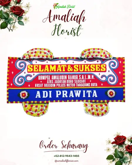 Papan Bunga Ucapan Selamat Panjang Wetan